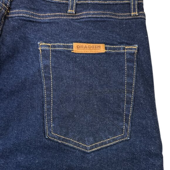 Draggin Jeans Lined Motorcycle Riding Pants Men’s Reinforced Protective sz 38 - Picture 5 of 13